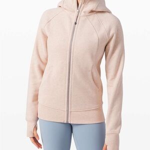 Lululemon Scuba Full-Zip Hoodie - Heathered Misty Pink - 4
